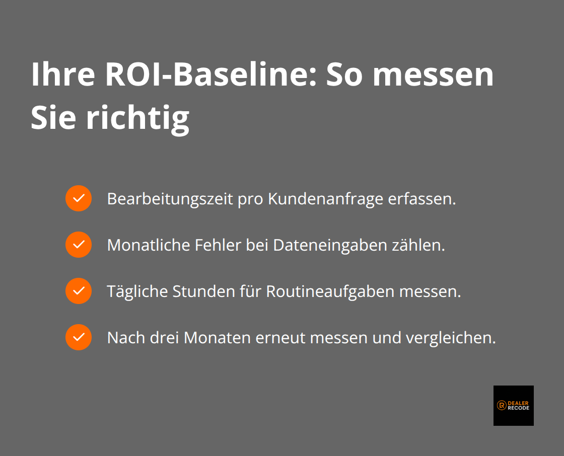 Checkliste zur Erfassung der wichtigsten Ausgangswerte für die Automatisierung - automatisierung digitalisierung