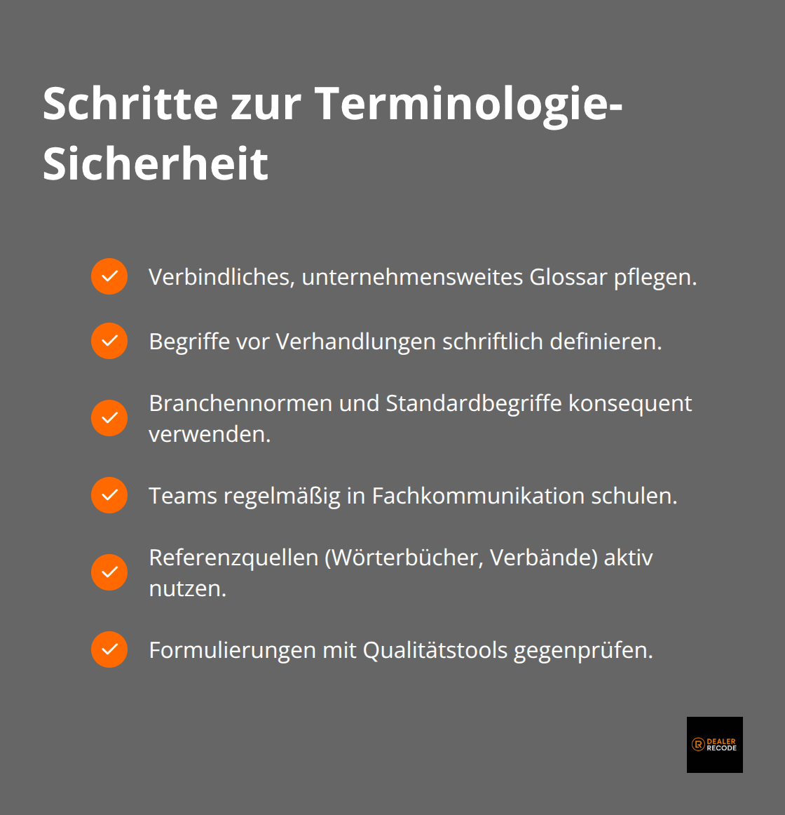 Konkrete Maßnahmen für konsistente englische Fachsprache im Unternehmen - automatisierung englisch