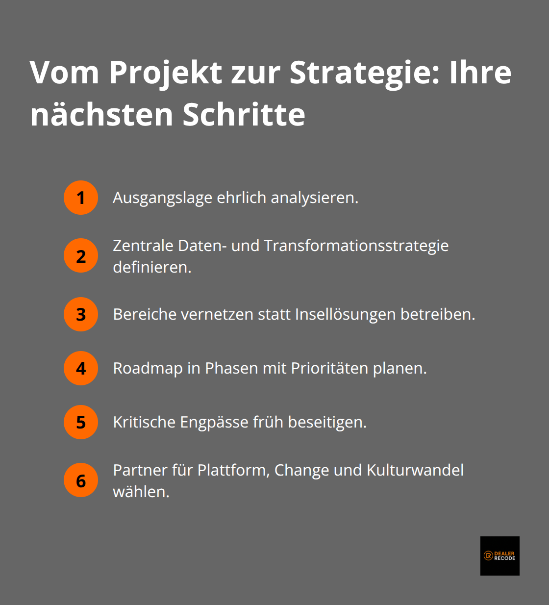 Kompakte Roadmap für die Autohaus-Transformation - digitalisierung vs digitale transformation
