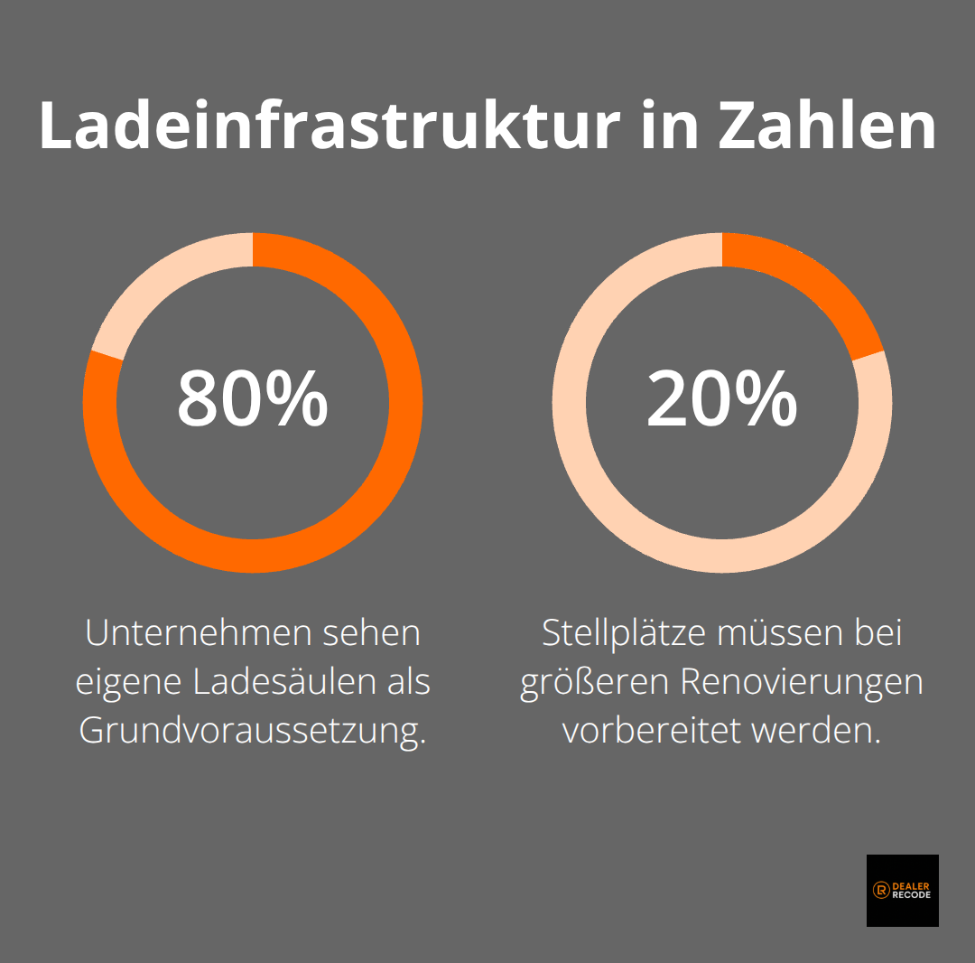 Schlüsselwerte zur betrieblichen Ladeinfrastruktur laut Blogbeitrag - e-auto-leasing
