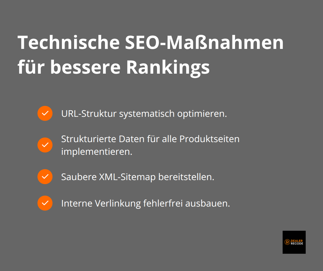 Vier zentrale technische Optimierungen für bessere Rankings